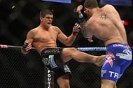 Steve Cantwell (left) lost 5 straight fights in the UFC
